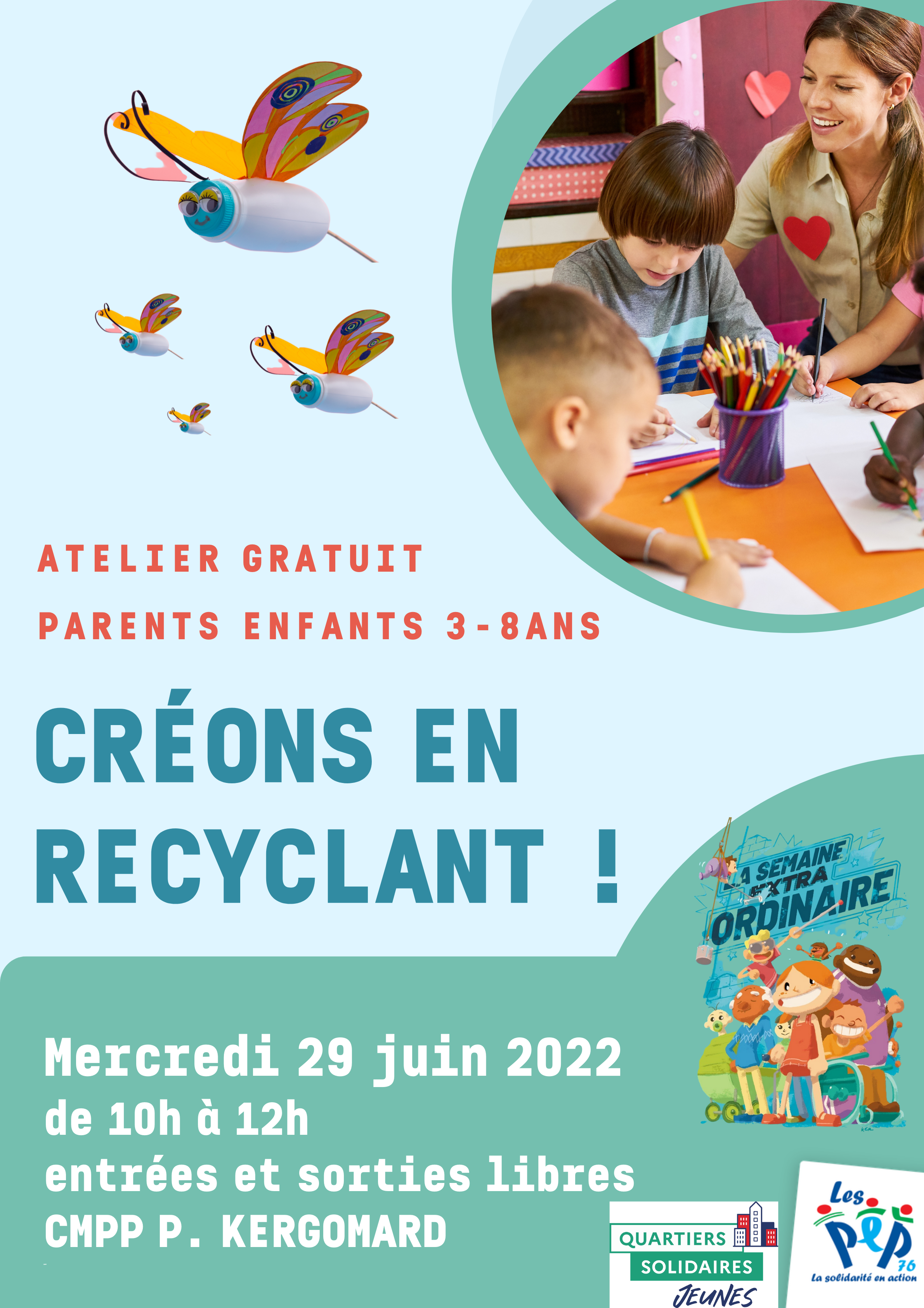 Atelier enfants parents : créons en recyclant !