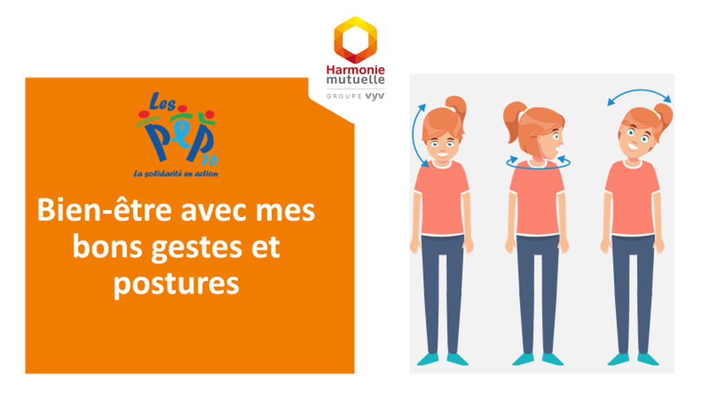 Campagne de sensibilisation « Mes bons gestes et postures »