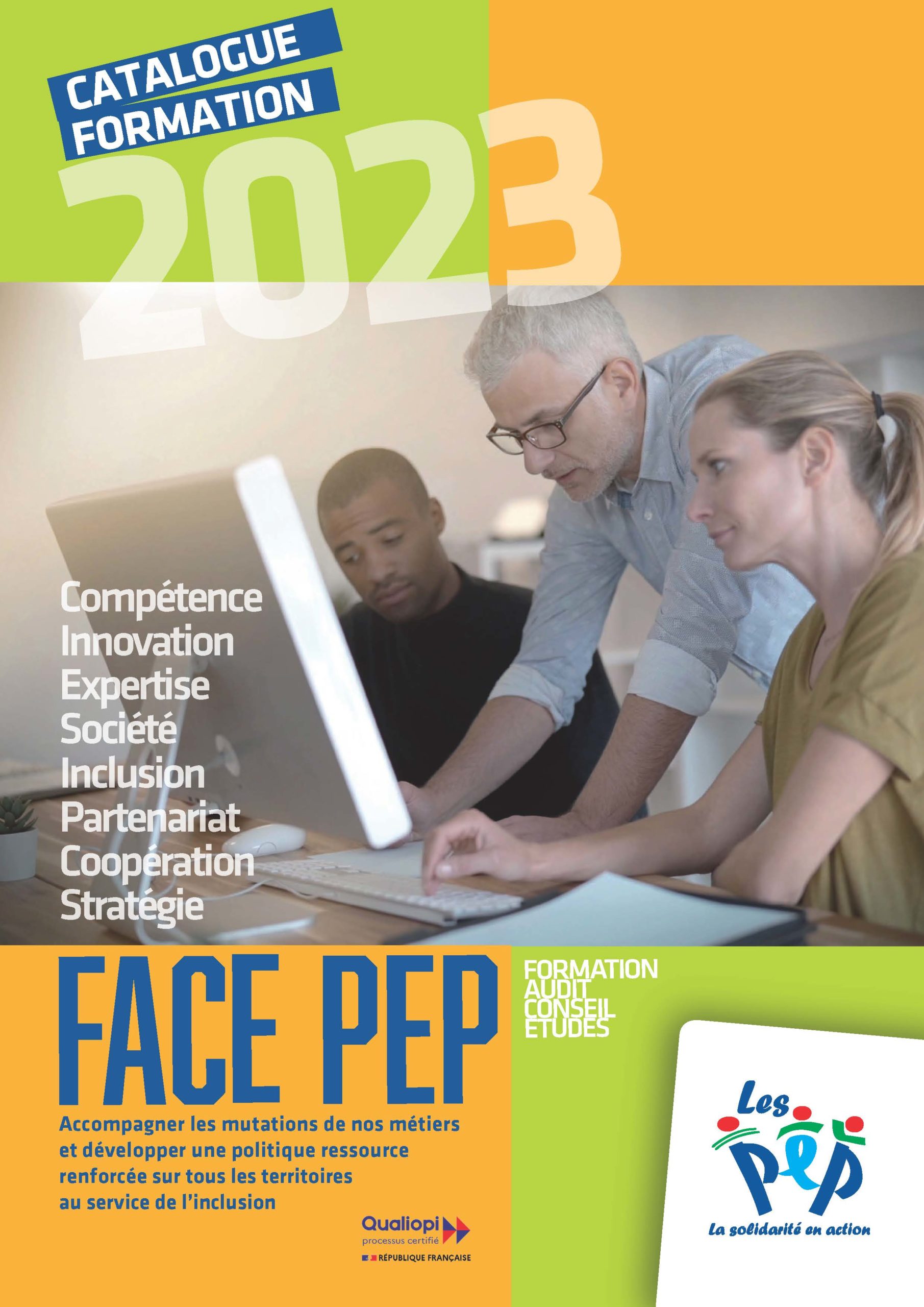 Couverture du catalogue FACE PEP 2023