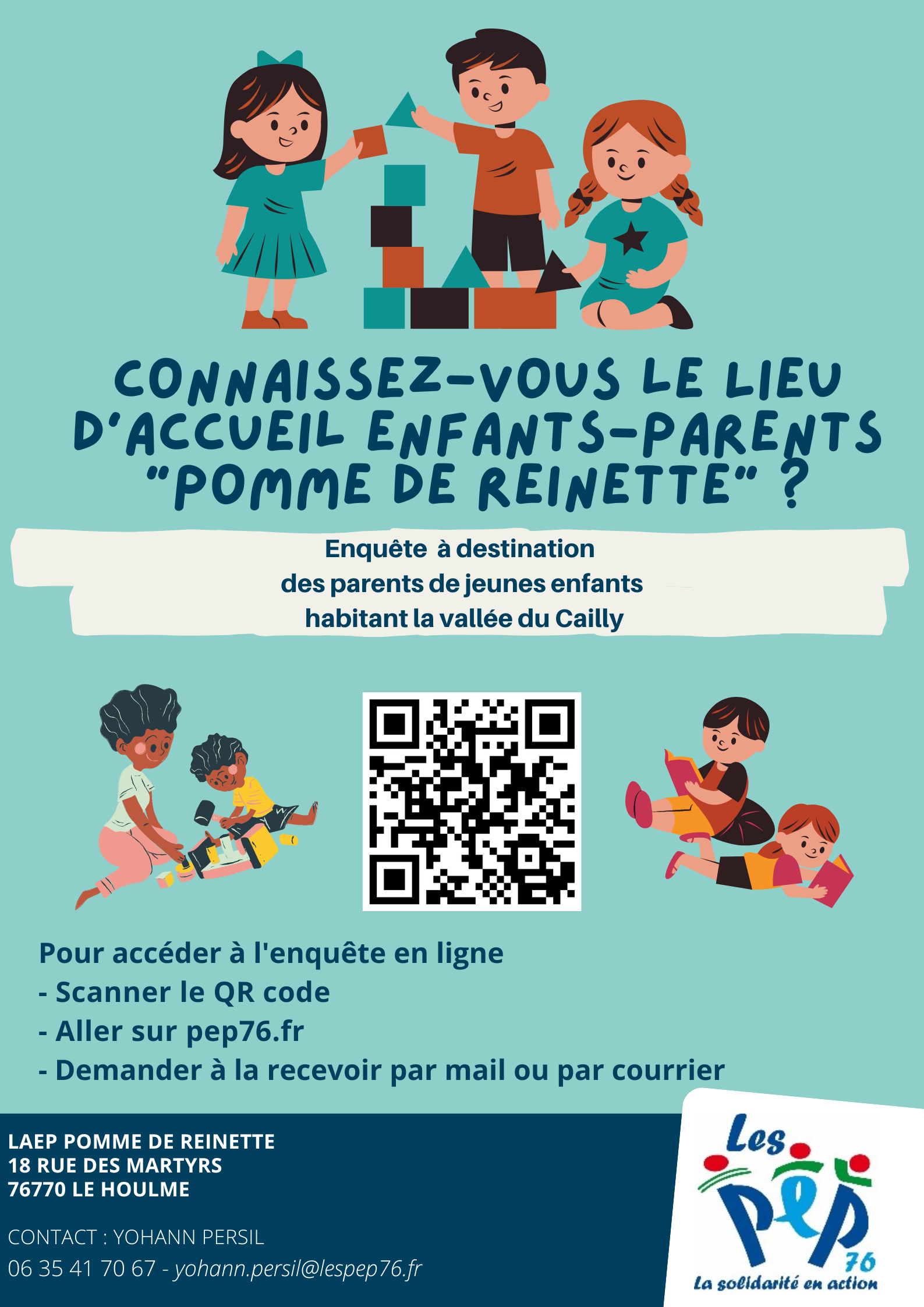 Connaissez vous le Lieu d’Accueil Enfants Parents « Pomme de Reinette » ?