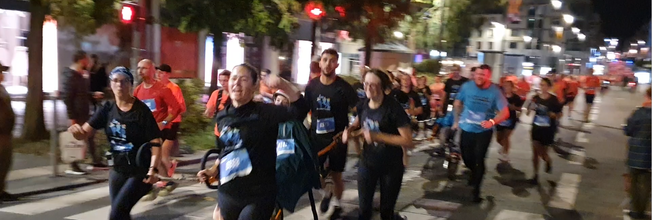 Une trentaine de professionnels des PEP 76 aux 10 km de Rouen !