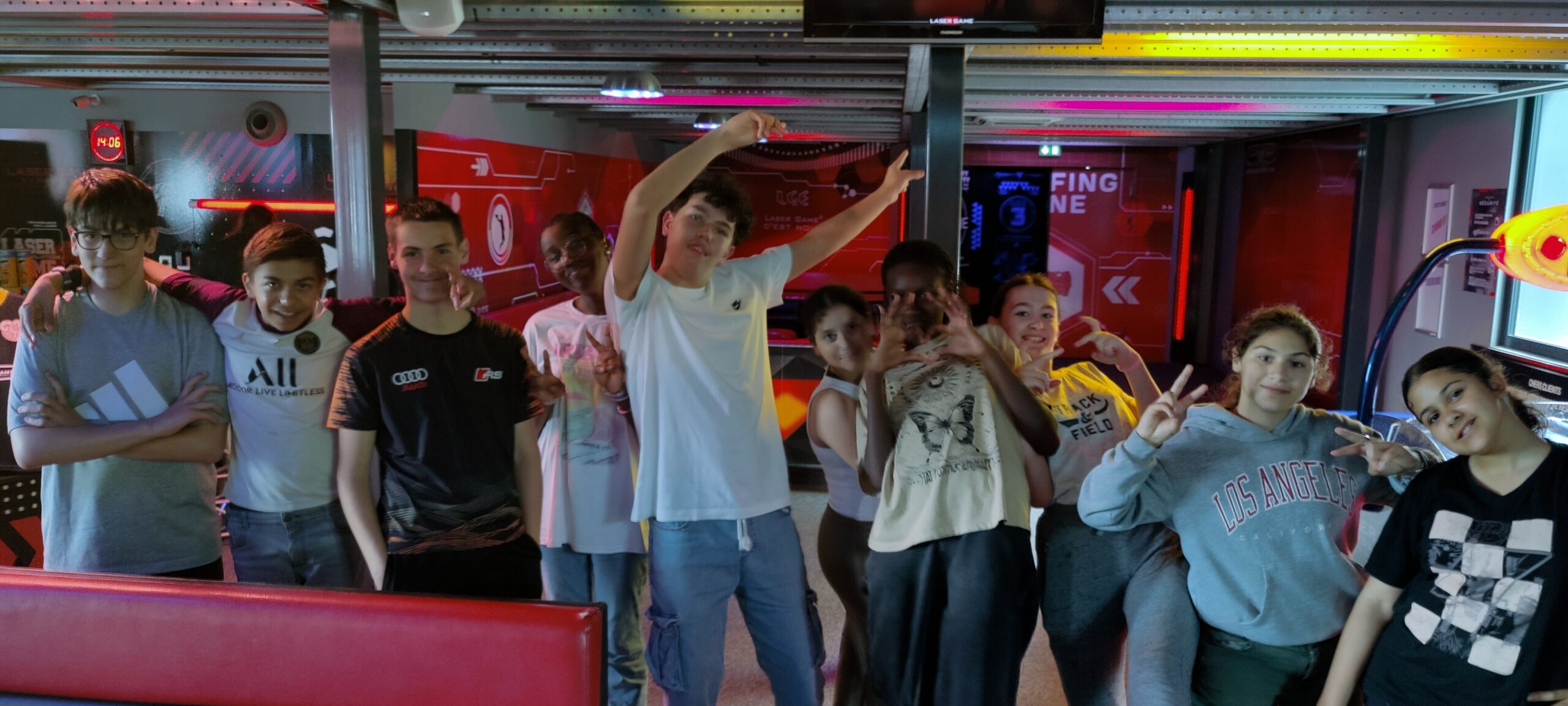 Faire équipe au Laser Game !