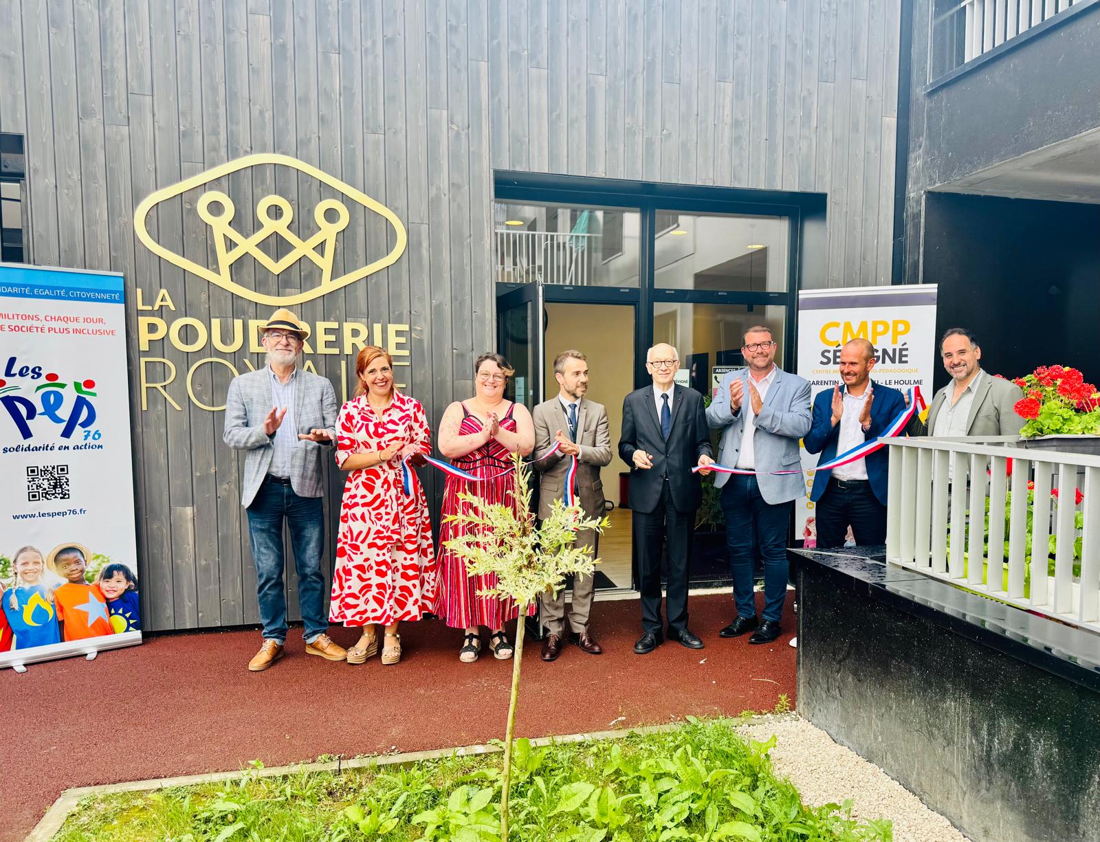 Inauguration des nouveaux locaux du CMPP de Maromme